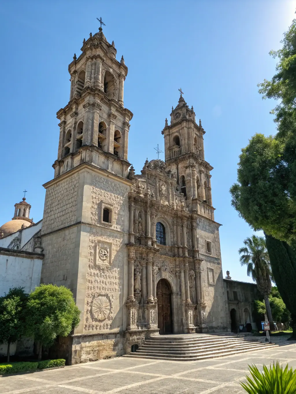 A photo of a historical landmark or building located along a rural road, highlighting the cultural significance of these routes.